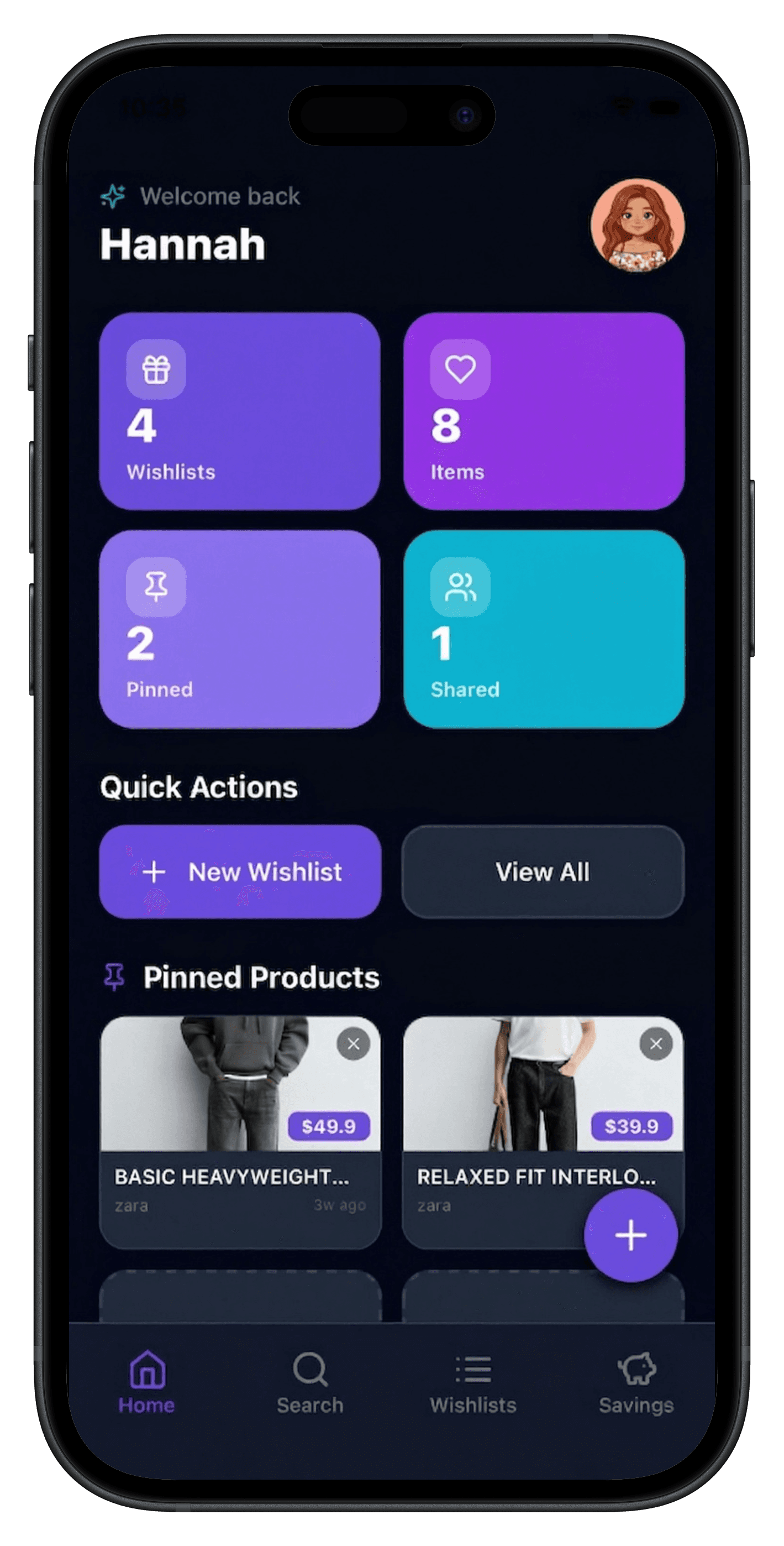 Centscape app home screen